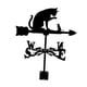thumbnail image 5 of Instrumento De Medición De La Dirección Del Viento De La Veleta De Hierro Forjado Para El Gato Y El Ratón Del Césped Del Jardín, 5 of 5