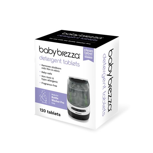 Tabletas de jabón para biberones Baby Brezza – 120 unidades