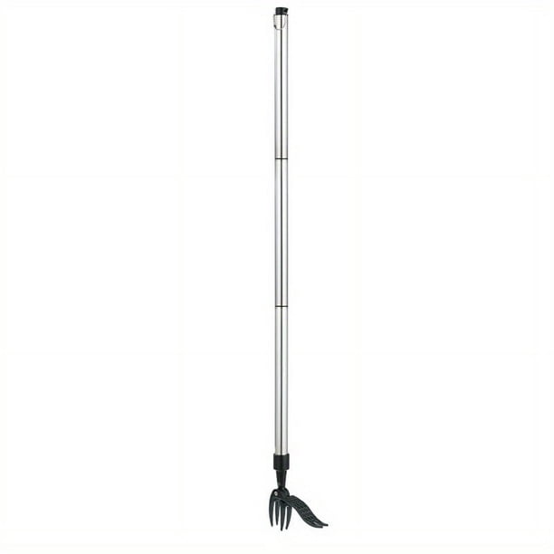 Effortlessly Remove Weeds with Our 1pc Aluminum Stand Up Weed Puller Tool - No Bending or Kneeling Required!