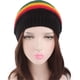 thumbnail image 2 of Qhome Moda Bob Marley Reggae jamaicano Gorra Multicolor Rayas Rasta Sombrero Slouchy Baggie Beanie Skullies Gorro Rasta Mujer, 2 of 6