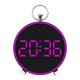 thumbnail image 3 of Reloj Despertador Digital Moderno Con Luz Ambiental Para Sala De Estar, Oficina, Mesita De Noche, Color Rojo Rosa, 3 of 5