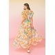 thumbnail image 3 of Un Maxi Vestido de Playa Tejido Estampado Multicolor, 3 of 5