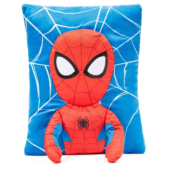 Cojín Snuggle Jay Franco Marvel Spiderman 3D de felpa roja