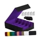 thumbnail image 5 of Caja De Cartón A Prueba De Polvo Para Coleccionables Con 24 Separadores Y 5 Soportes, Color Morado, 5 of 5