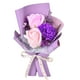 thumbnail image 2 of Ramo De Flores De Jabón Flor De Jabón Perfumada Para Acción De Gracias Aniversario Boda 20cm Papel Violeta, 2 of 3