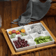 thumbnail image 5 of Set Picoteo 4 Platos De Porcelana Diseño Rompecabezas Snacks, 5 of 6