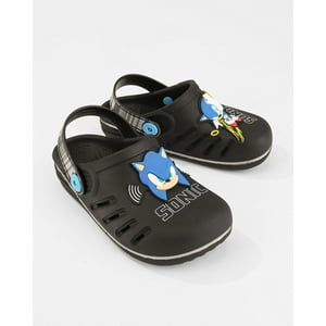 Sandalia Infantil Negro/Azul Sonic Speed Ipanema