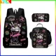 thumbnail image 2 of Sanrio Kuromi Backpack Pencil Bag Student Primary and Middle kawaii Cartoon School Bag Mochila Birthday Gift For Girls Kids Boys, 2 of 3