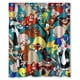 thumbnail image 1 of Cortina de ducha con personajes de Looney Tunes, juego de cortina de baño con ganchos, tamaño 60 x 72 pulgadas, 1 of 3