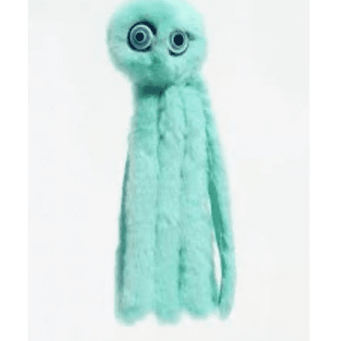 Genérico - Juguete Gato Gatito Cachorro Pulpo Celeste Felpa