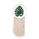thumbnail image 1 of Macrame Dream Catche Colgante De Pared Borlas Bohemias Hotel Decor Monstera, 1 of 5