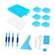 thumbnail image 3 of Kits De Bandejas Para Pinturas De Diamantes 5D, Bandejas De Clasificación De Cuentas Para Manualidades DIY, Azul, 3 of 5