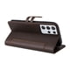 thumbnail image 4 of Premium Wallet Case for Samsung Galaxy S23 Ultra with Card Slots & Kickstand, Flip Cover Brown, 4 of 6