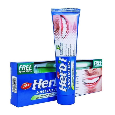 Dabur Herb'L - Pasta Dental Herb'L Fumadores + Cepillo De Dientes 150Gr