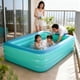 thumbnail image 4 of Piscina Inflable HIWENA 208x142x64 cm Piso Suave Verde, 4 of 6