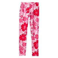Leggings Gap Para Niñas, Color Rosa Con Estampado Floral, Talla M