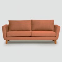 Barra Design - Sofá Thomas 210 Felpa Canela