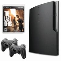 Sony Playstation 3 Slim 320Gb Negra Con The Last Of Us Y 2 Controles Retrofam - Reacondicionado