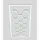 thumbnail image 1 of Lámpara Decorativa Panel Techo Diseño Geométrico 3D Jhn, 1 of 3