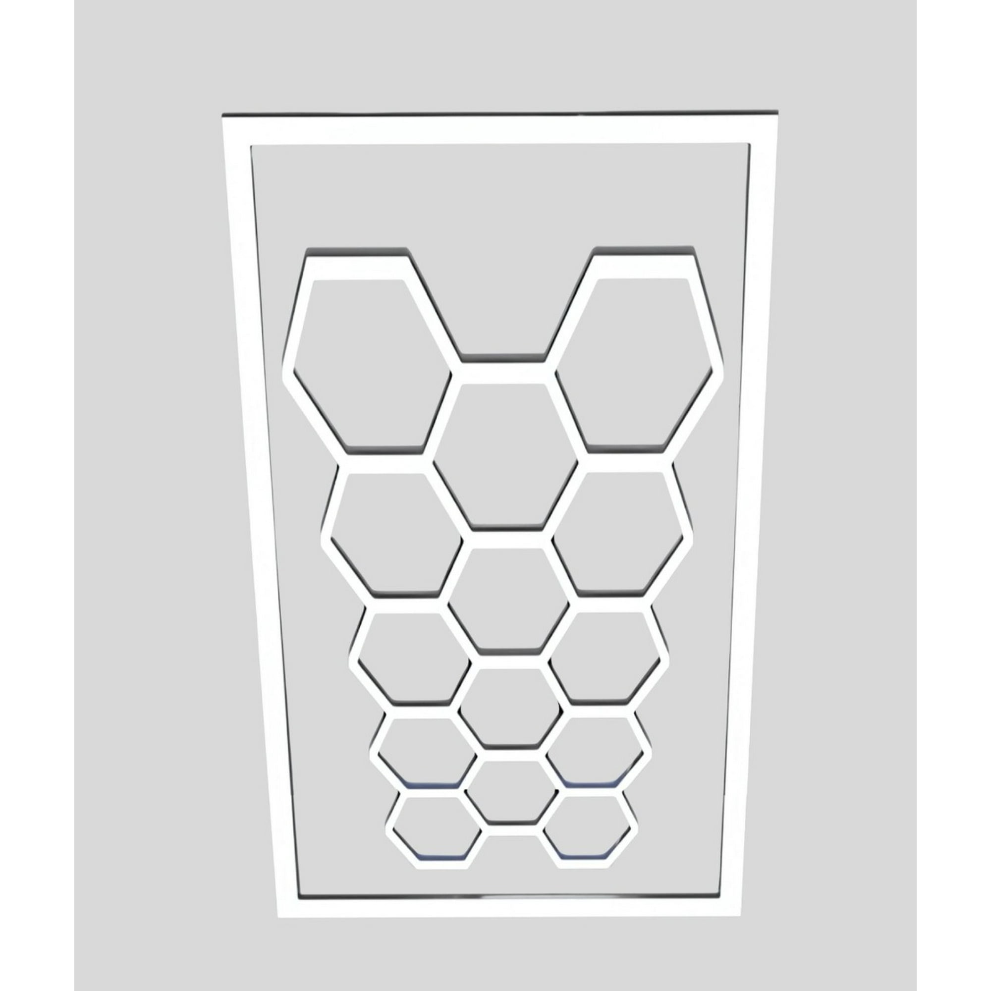 Genérico - Lámpara Decorativa Panel Techo Diseño Geométrico 3d Jhn