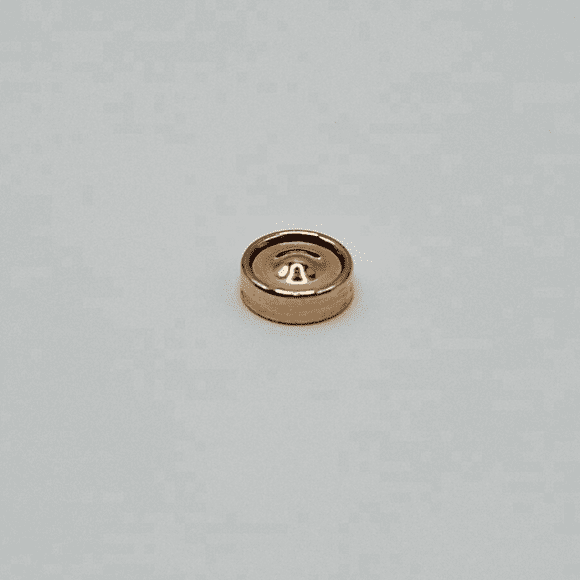 Tope (tornillo) aro abridor de bebé y niña para repuesto laminado en oro 20k