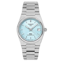 Reloj Tissot T-Classic Prx Powermatic 80 Stainless Steel Ice Blue Dial Automatic T137.207.11.351.00 100M Women'S Watch