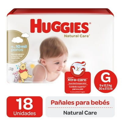 Pañales Natural Care G 18 Un Huggies