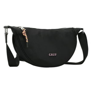 Calu Bags - Cartera Bandolera Leonor Negro Malva Calu