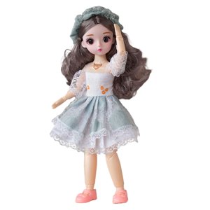 Magideal - Muñeca Bjd 1/6 Con Ojos De Animación 3D, Juguetes Para Hacer Tú Mismo, Muñecas Articuladas De 12 Pulgadas Para Regalo De Cumpleaños, Regalo De Halloween Para Niños Y Niñas. Verde