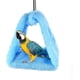 thumbnail image 2 of Hamaca colgante para loros, cueva, jaula, nido de pájaro, cabaña de peluche, tienda de campaña, cálida casa nido de invierno para pájaros o jaula, juguete para guacamayos, periquitos, cacatúas, canari, 2 of 8