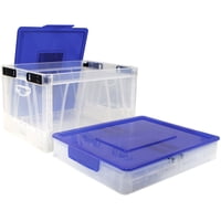 Cubo De Almacenamiento Plegable Storex 44X36X27 Cm Paquete De 4