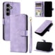 thumbnail image 1 of Funda Cartera para Samsung Galaxy S24 FE Tapa con Ranuras, Soporte y Correa Morado, 1 of 5