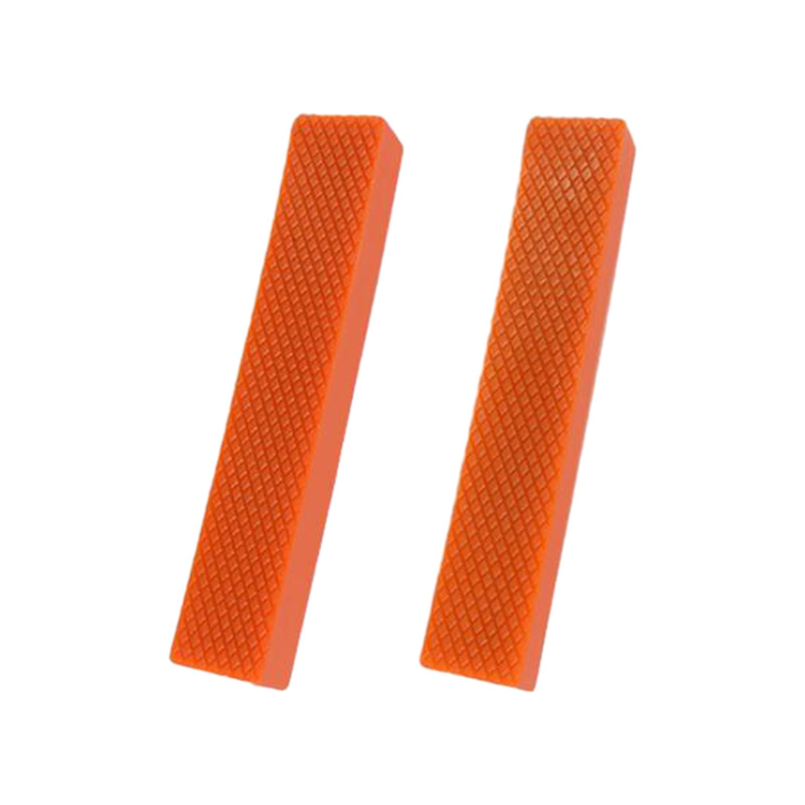 Ioensy - Almohadillas De Mandíbula De Tornillo De Banco, Protectores De Cubiertas De Mandíbula De Tornillo De Banco Para Carpintería, Metal, Tejido Liso De 6 Pulgadas, 2 Uds.