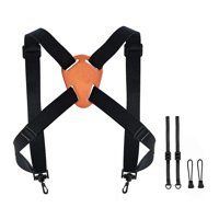 Magideal - Binoculares Ajustables Arnés Correa Arnés De Doble Cámara Profesional Slr Dslr Cámaras Correa De Pecho Para Deportes Al Aire Libre Observación De Aves