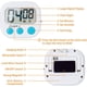 thumbnail image 5 of Temporizador digital de cocina (2 unidades), dígitos grandes, alarma fuerte, base magnética, temporizadores de cocina para hornear, color blanco., 5 of 6
