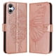 thumbnail image 1 of Funda cartera mariposa para Samsung Galaxy A07 4G con soporte y ranuras para tarjetas Oro rosa, 1 of 5