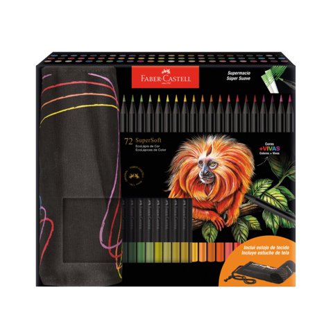Faber Castell - Rollo Ecolápices Faber-Castell Supersoft X72