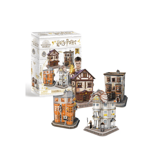 Harry Potter Diagon Alley Rompecabezas 3D Cubicfun Puzzle 3D