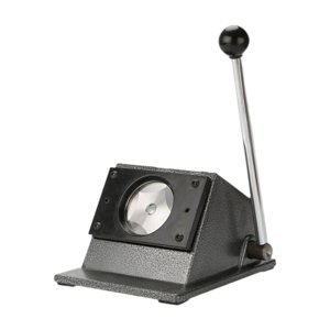 Magideal - Troqueladora De Perforación Gráfica, Perforadora Circular, Fabricación De Insignias, Perforadora Redonda, Perforadora De Papel Diy Para Tarjetas De Pv 58 Mm