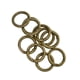 thumbnail image 3 of 10 unids 28mm Ronda Spring Snap Hooks mosquetón llavero llavero de bronce, 3 of 5