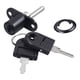 thumbnail image 1 of Cerradura De émbolo De Empuje Para Gabinete, Cerradura De émbolo Para Puerta Corredera, Escritorio, 16mm, Negro, 1 of 5