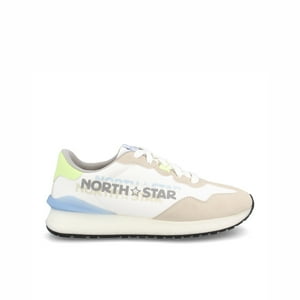 Zapatilla Mujer North Star Retronova Blanco-Celeste