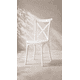 thumbnail image 3 of Pack de 6 Sillas Crossback Danubio Polipropileno de Comedor o Terraza Exterior - Blanca, 3 of 5