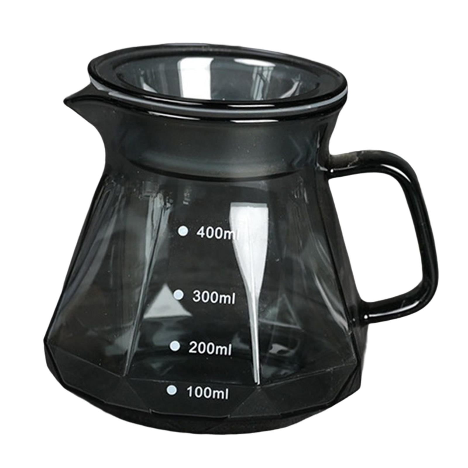 Bothyi - Cafetera De Goteo De Mano De Vidrio Resistente Al Calor Para Tetera De Elaboración De Té De Café De Mano 450ml