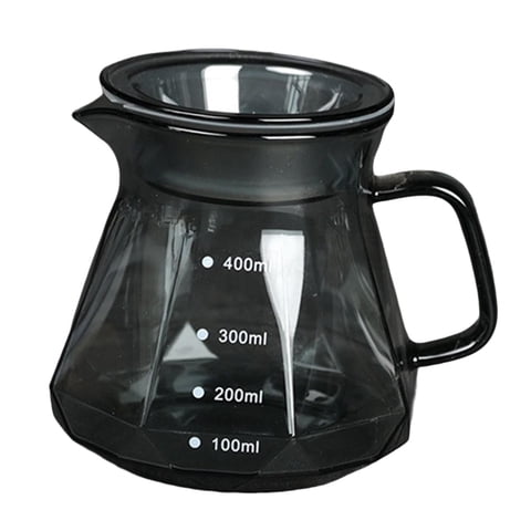 Bothyi - Cafetera De Goteo De Mano De Vidrio Resistente Al Calor Para Tetera De Elaboración De Té De Café De Mano 450Ml