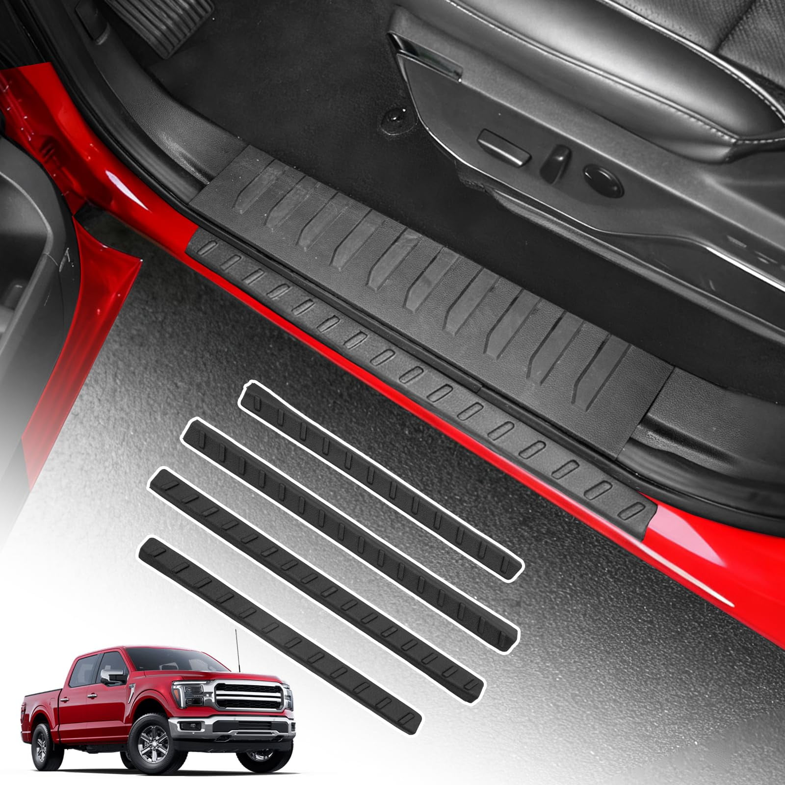 Protector De Umbral De Puerta Maxzina Para Ford F150 2021-2026