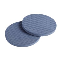 Magideal - 2 Piezas De Rodilleras Redondas De Apoyo De 1,5 Cm De Grosor, Antideslizantes Para Rodillas, Codos, Muñecas Y Manos Para Equilibrar En La Oficina, Par Azul