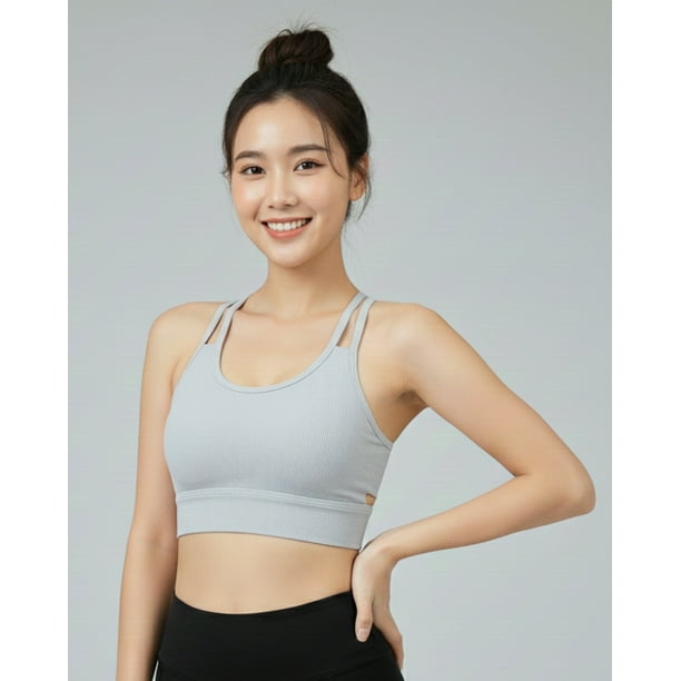 Peto Deportivo Mujer Diseño Espalda Cruzada