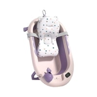 Mylhogar - Tina Bebe Bañera Plegable Con Accesorios Morado