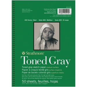 Croquera Dibujo Strathmore Toned Gray 118Gr 14X21Cm 50 Hojas
